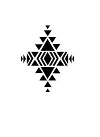 pochoir-tatouage-éphémère-aztec-figuratif-151