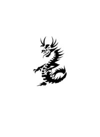 pochoir-tatouage-éphémère-dragon-dra1