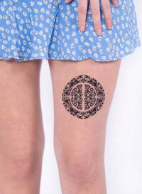 pochoir-tatouage-éphémère-maori-cricle-tri 75