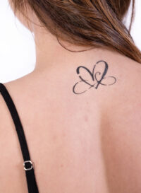 pochoir-tatouage-éphémère-amour-infini